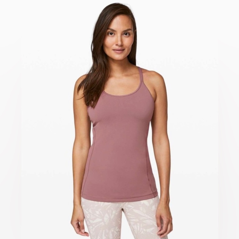 Lululemon Women’s Free To Be Everlux Tank Top Color: Red Dust Size 4